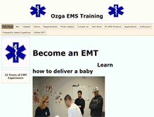 Tablet Screenshot of emt-classes-of-ri.com